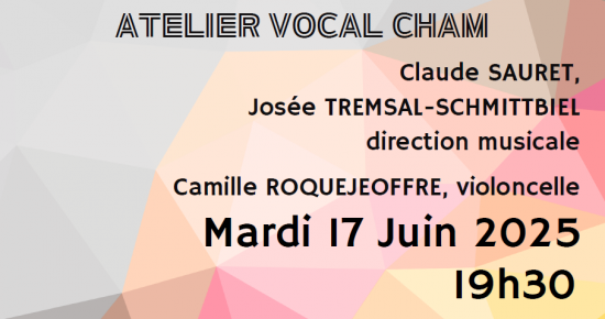 Concert Orchestre des Enfants et Atelier vocal CHAM
